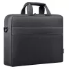 Mala para portátil DEFENDER FIRM 26123 para portáteis de 15,6 polegadas, poliuretano, preto, toploader, alça removível