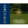 Beper P207ILO101 candeeiro solar de jardim com estaca, 12 LED efeito chama, IP44, preto