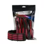 CableMod PRO ModMesh CM-PCAB-BKIT-NKKR-3PK-R kit de cabos de extensão, preto/vermelho