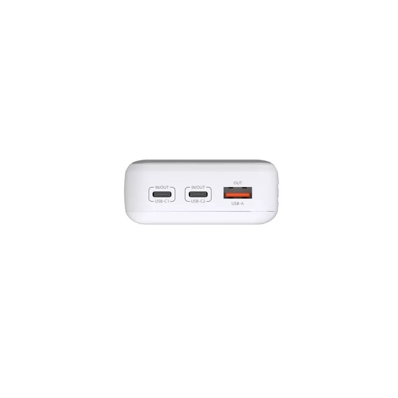 Powerbank D-Link DPP-201 — 20000 mAh, 1× USB-A, 2× USB-C, branco