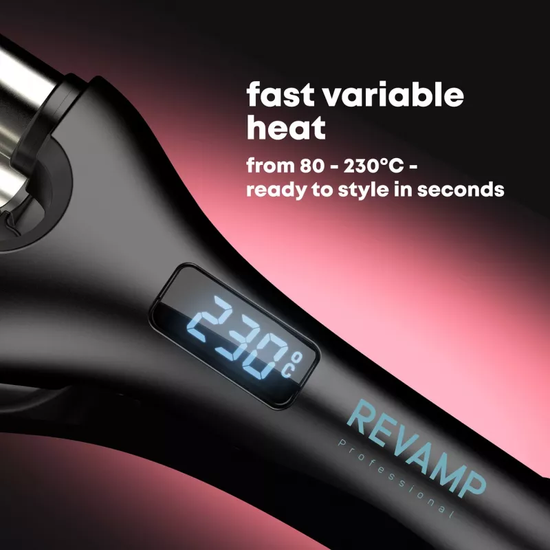 Modelador de caracóis e ferro de alisar Revamp Wave Define Styler WV-1750-EU 2-em-1