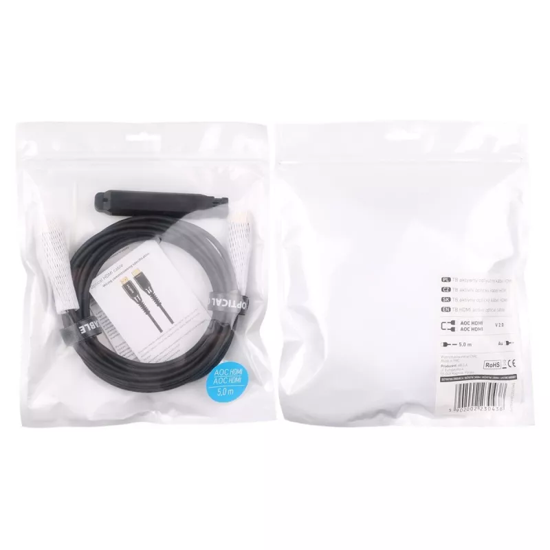 Cabo Lenovo HDMI Optical (5m, HDMI 2.0), cabo de vídeo