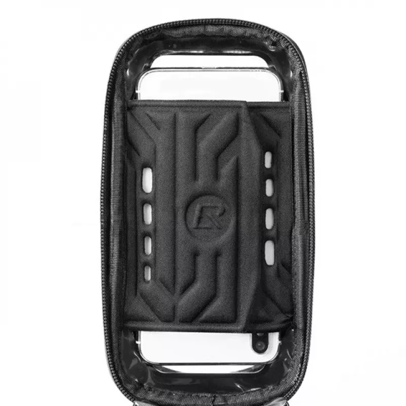 Rockbros B68-1 Bolsa de quadro de bicicleta com bolso para telemóvel 1,7 l preta