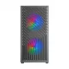 Tacens Mars MC-VORTEX caixa mATX, preta, 3 ventoinhas FRGB de 120 mm