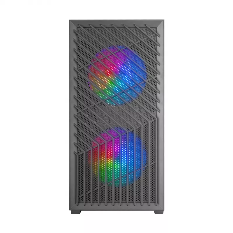 Tacens Mars MC-VORTEX caixa mATX, preta, 3 ventoinhas FRGB de 120 mm