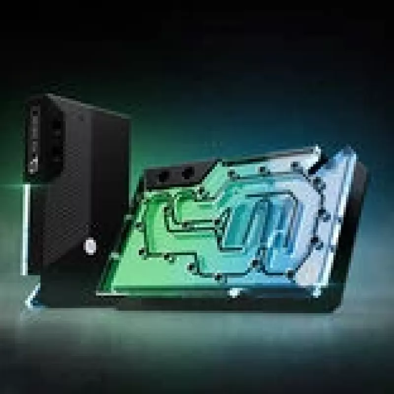 Bloco de água para GPU ek water blocks EK-Quantum Vector³ FE RTX 5090 — topo em acrílico