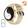 Zeblaze Btalk 3 Plus smartwatch, dourado