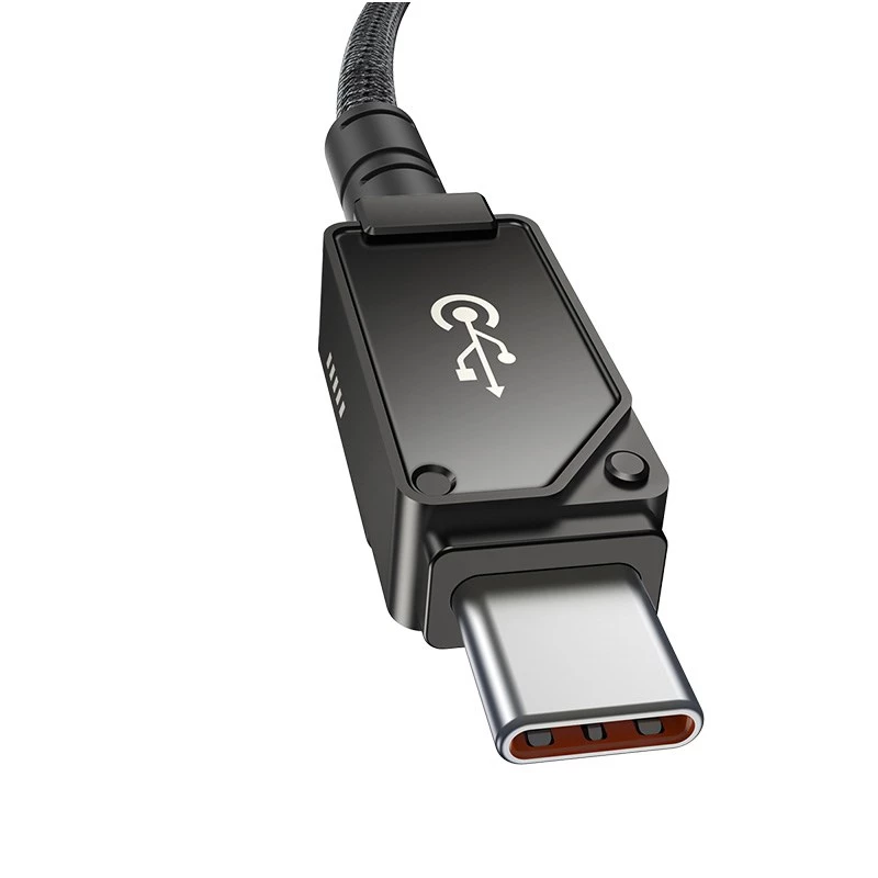 Cabo Baseus Unbreakable USB-C para iP 2 m 20 W preto