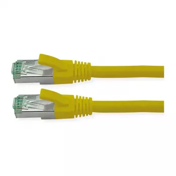 Cabo de rede ROLINE Recycled Material 21.45.3226 RJ-45 Cat6a 7 m amarelo