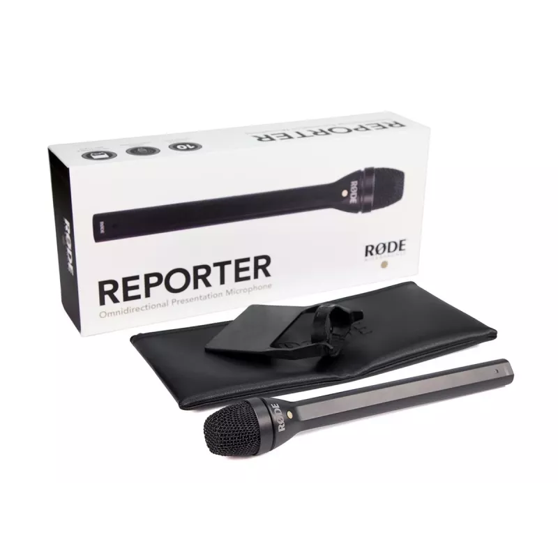 RØDE Reporter Microfone de entrevista preto