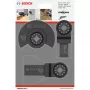Bosch 2 608 662 343 Starlock conjunto base para madeira, 3 peças, lâminas para ferramentas multifunções