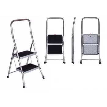 Escadote dobrável Krause Toppy XL prateado