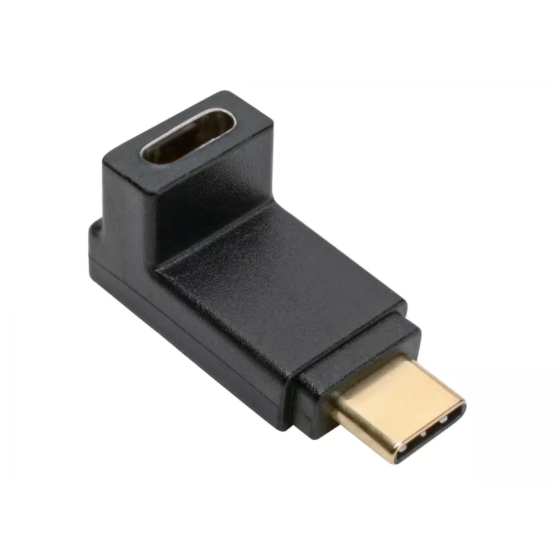 Tripp Eaton Tripp Lite Series adaptador conversor USB-C para USB Type-C em ângulo reto M/F 10Gbps 3A - adaptador USB - 24 pinos USB-C (M)