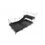 Gaiola modular C&C de um piso 4x2 + Loft 2x1 + rampa preta