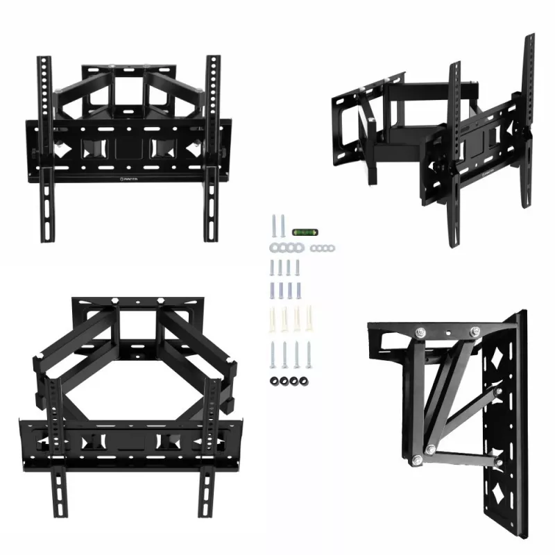 Suporte de TV MANTA P60 para televisores 26–65 polegadas, compatível com VESA, inclinável e orientável