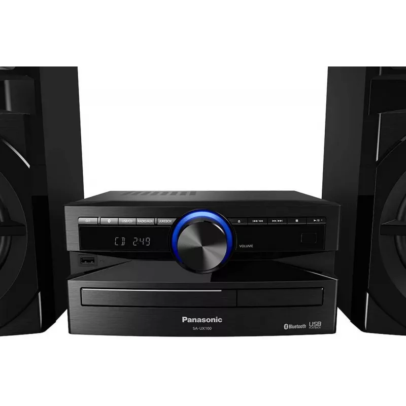 Mini sistema de áudio doméstico Panasonic SC-UX100E-K