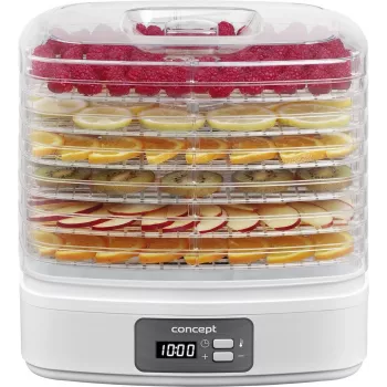 Desidratador de alimentos Concept Solution SO2080, 260 W, branco, diâmetro do tabuleiro 25 cm