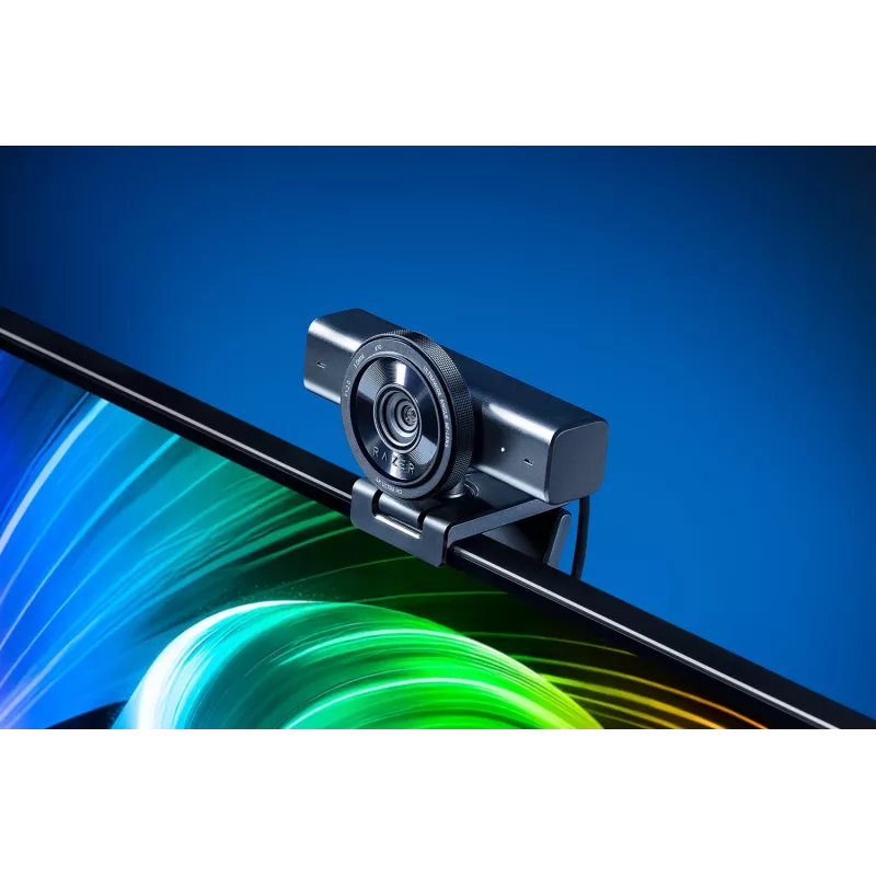 Razer | Webcam | Kiyo V2 | MJPEG até 4K 30 FPS, 1080p 60 FPS, YUY2 até 4K 15 FPS, 1080p 60 FPS, NV12 até 4K 20 FPS, 1080p 60 FPS