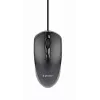 Gembird KBS-UO4-01 teclado rato incluído Office USB QWERTY inglês dos EUA preto