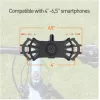 Suporte de telemóvel para bicicleta Tellur BPH100 preto – suporte de guiador para smartphones, suporte ajustável