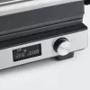 Grelhador de contacto Severin KG 2380 preto prateado 2000W aço inoxidável