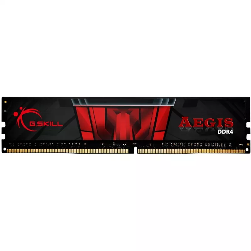 DIMM 8 GB DDR4-3200 , memória RAM preta, F4-3200C16S-8GIS, Aegis, INTEL XMP
