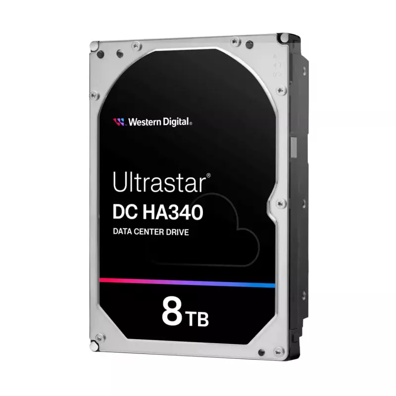 WD Ultrastar DC HA340 WUS721208BLE6L4 - Disco rígido - Data center - 8TB - interno - 3,5 (8,9 cm) - SATA 6Gb/s - 7200 rpm - Memória intermédia: 256MB (0B47078)