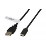 Cabo USB Efb K5258SW.0,5 preto