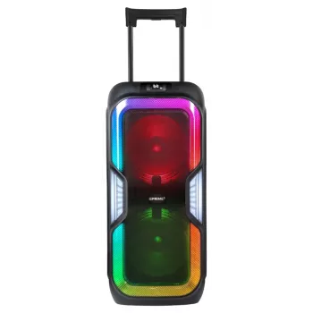 Altifalante Power Audio Party Box BT Karaoke 2 microfones telecomando PRIME3 APS91
