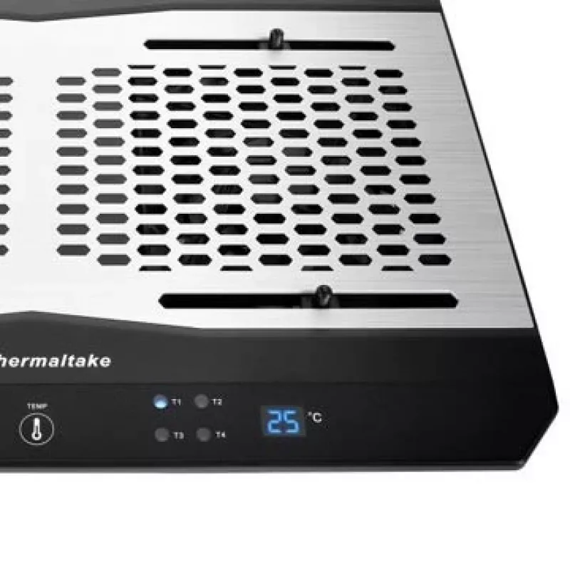 Thermaltake Massive TM Base de refrigeração para portátil, 2 ventoinhas de 120 mm, CL-N002-PL12BL-A