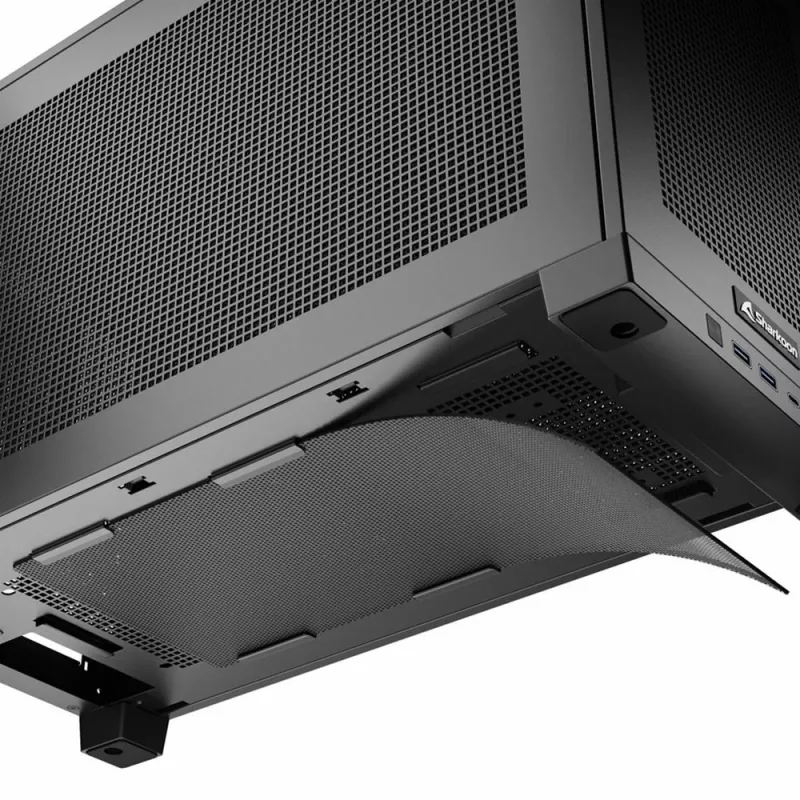 Caixa para computador Sharkoon REBEL C20 RGB ITX preto