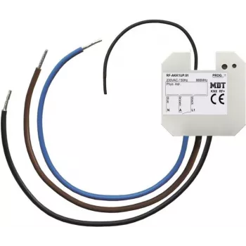 MDT RF-AKK1UP.01 KNX RF+ atuador de comutação por rádio 1 canal, UP, 10A (RF-AKK1UP.01)