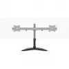 HAGOR HA FS - conjunto de montagem (suporte de mesa) - para 2 ecrãs LCD - preto - tamanho do ecrã: 38-68 cm (15-27)