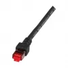 Cabo de patch RJ45 EFB-Elektronik Cat.6 S/FTP LSZH preto 1,5m