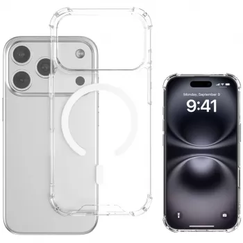 Capa híbrida 4smarts Ibiza para Apple iPhone 17 Pro compatível com MagSafe
