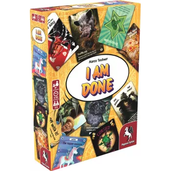 I AM DONE, jogo de cartas edição em inglês