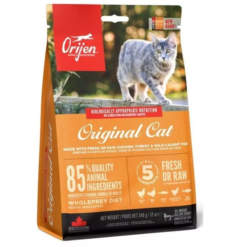 Orijen Cat & Kitten comida seca para gatos Frango, Peixe, Peru 340 g