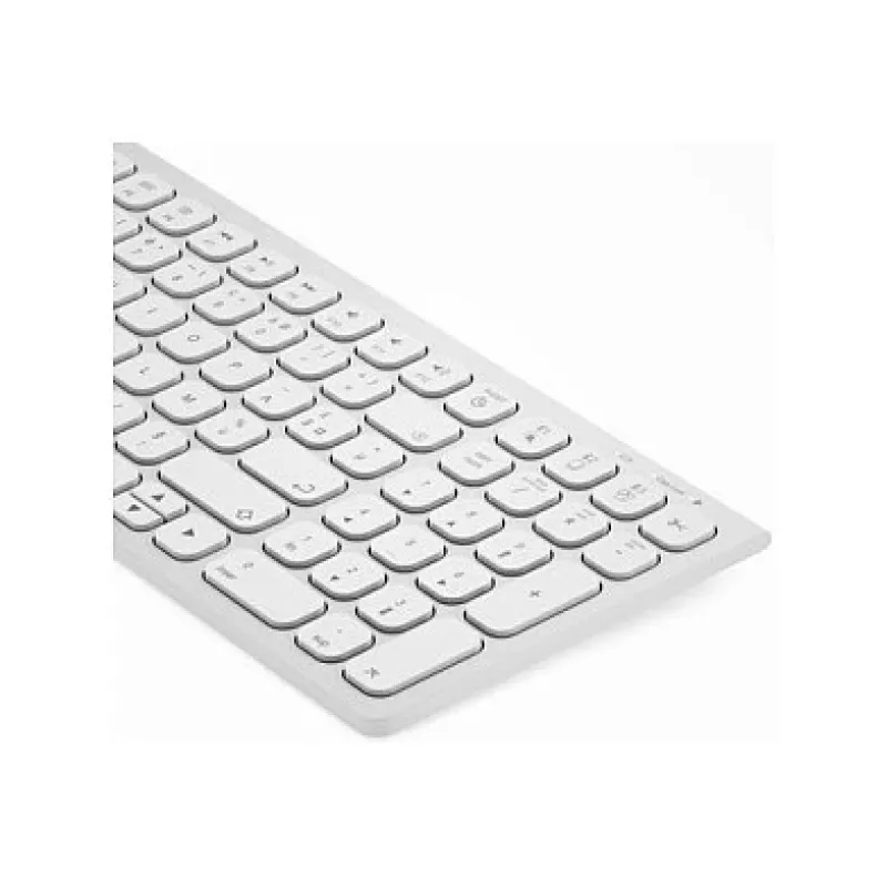Teclado Alogic Echelon Compact USB-C BT alemão + rato branco - Teclado - USB Type-C - Teclado - USB Type-C