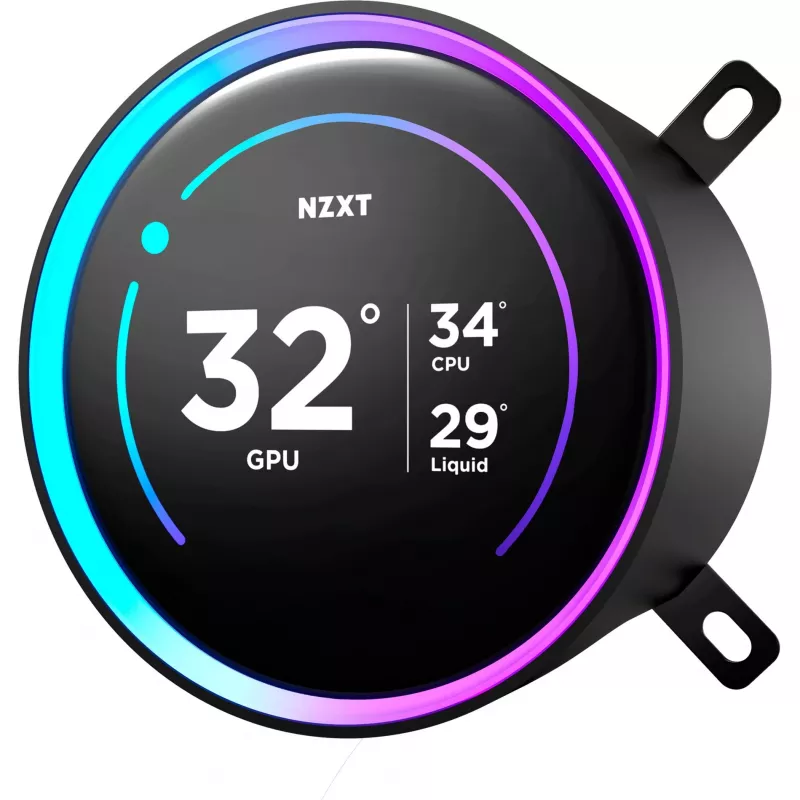 NZXT Kraken Elite 360 RGB Refrigerador líquido tudo-em-um para processador 12 cm preto 1 unidade