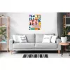 Conjunto de pintura em tela Ravensburger CreArt Canvas Edition: Casas coloridas, modelo 25527