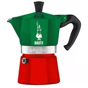 Cafeteira Moka Bialetti 0005322 máquina de café manual 0,13 L verde vermelho