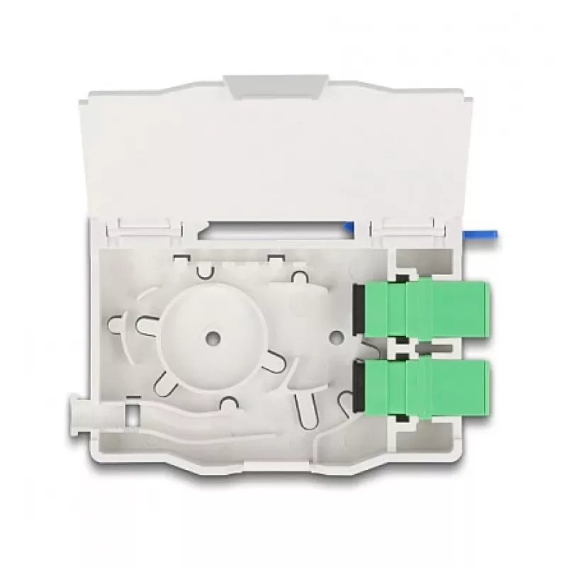 Caixa de terminação de fibra ótica DeLOCK 85935 SC simplex branco