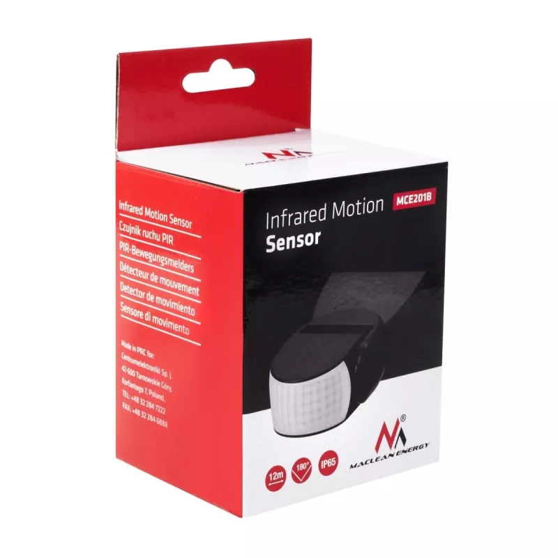 Maclean MCE201B sensor de movimento por infravermelhos