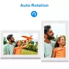 Moldura digital de vidro Wi-Fi Agfa Photo APF1000 10 branco