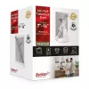 Barkan T71HL suporte de secretária para tablet com fechadura 7–14 polegadas, rotativo 360°, branco