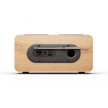Rádio portátil BLAUPUNKT DR10CR DAB+/FM, Bluetooth 5.3, LCD, 2 W, bateria de 1800 mAh, antena telescópica