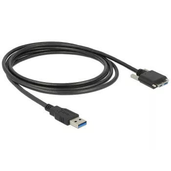 Cabo USB DeLOCK 83599 USB 3.2 Gen 1 3 m USB A Micro-USB B preto