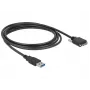 Cabo USB DeLOCK 83599 USB 3.2 Gen 1 3 m USB A Micro-USB B preto