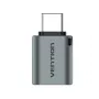 Adaptador OTG Vention USB-C macho para USB 3.0 fêmea cinzento liga de alumínio Type