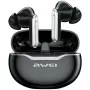 Auscultadores Awei Bluetooth 5.3 T50 TWS estojo de carregamento /preto